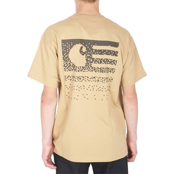 Carhartt WIP T-shirt Fade State Dusty H Brown/Black